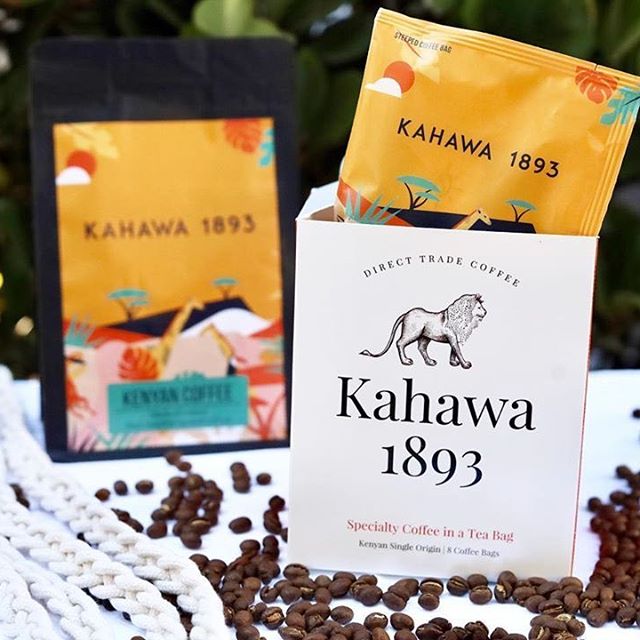 Coffee packages from black woman owned Kahawa 1893