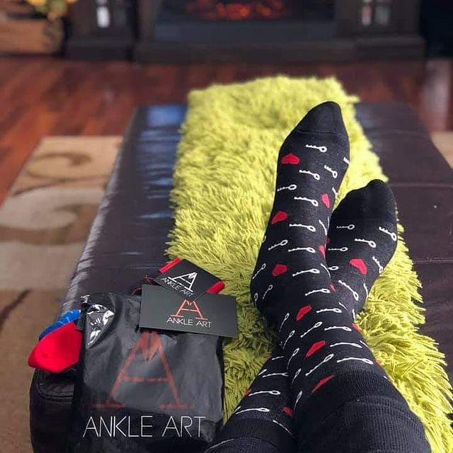 ankle art socks
