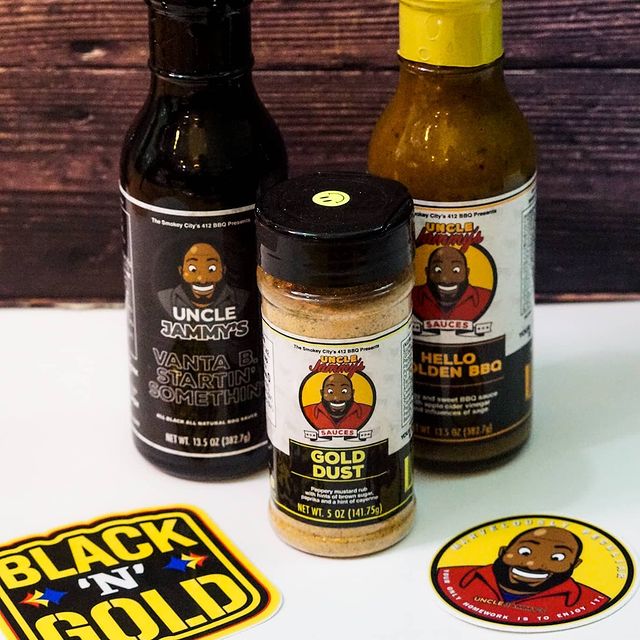 Uncle Jammy's Sauces black owned barbecue sauces and seasonings from Pittsburgh