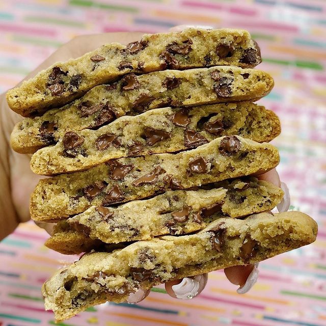 Massive The Cookie Monster Cookies for National chocolate chip day