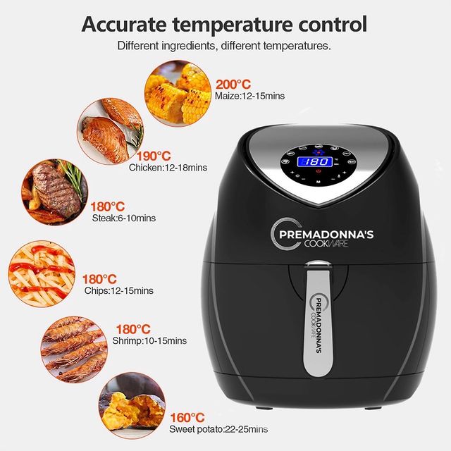 Premadonna cooks Air Fryer small appliance