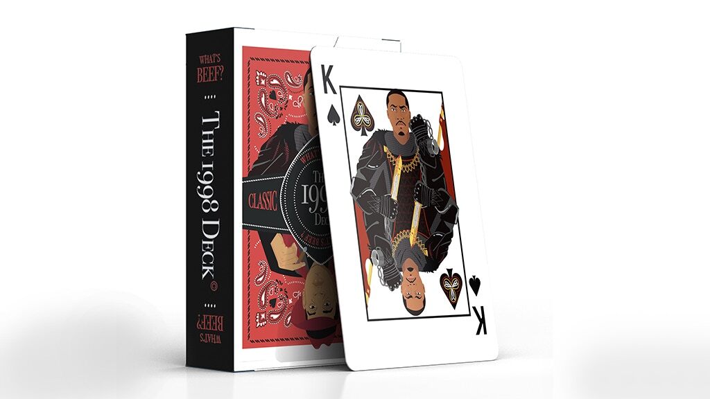 The 1998 Deck playing cards featuring Nas