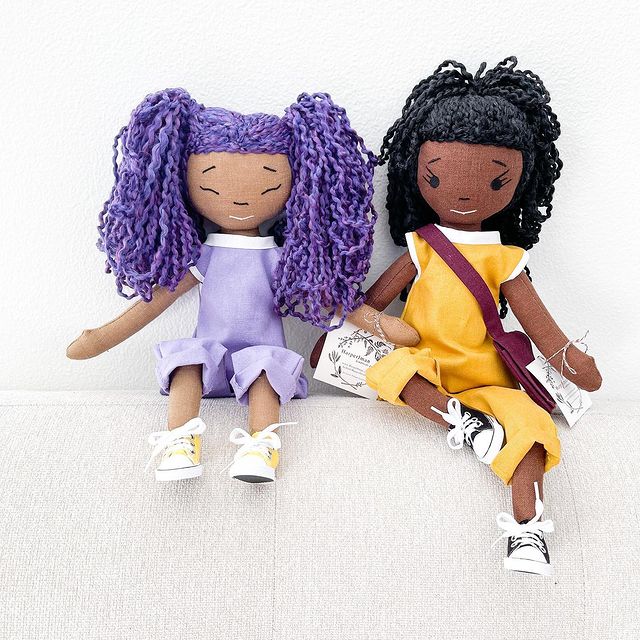 Harper Iman linen dolls a great Easter Gift Idea