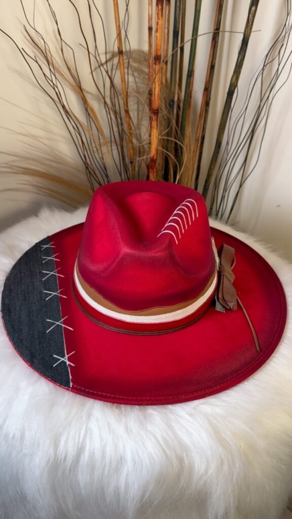 custom fedora from black owned jnellz brimroar