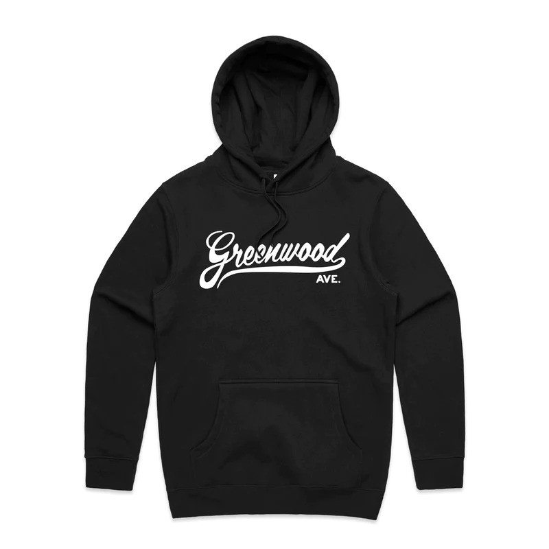 19and21 Greenwood Ave Black pullover Hoodie