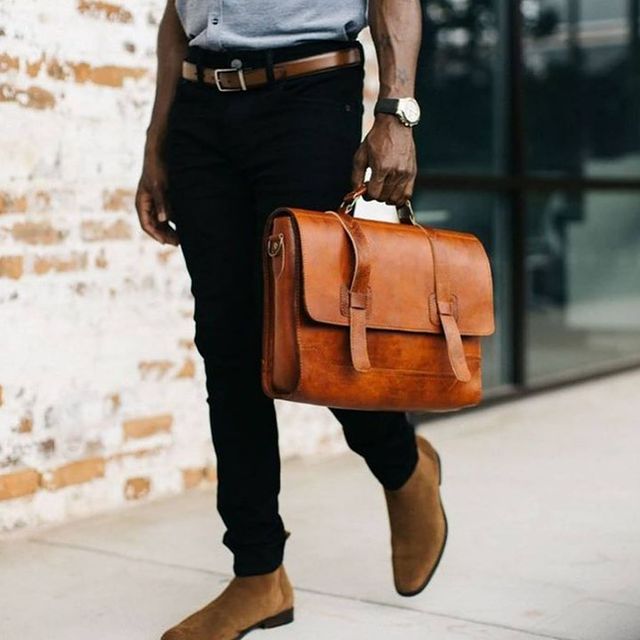 Made leather Company satchel