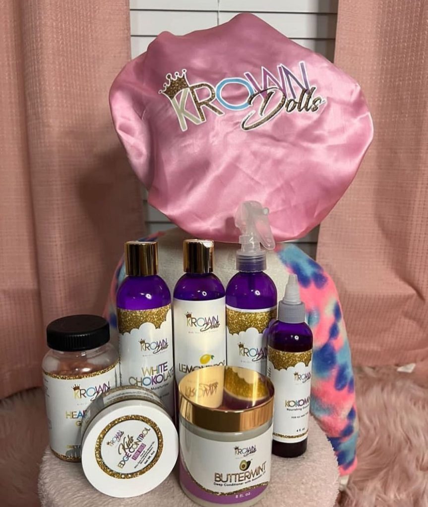 Krown dolls girl's hair care collection