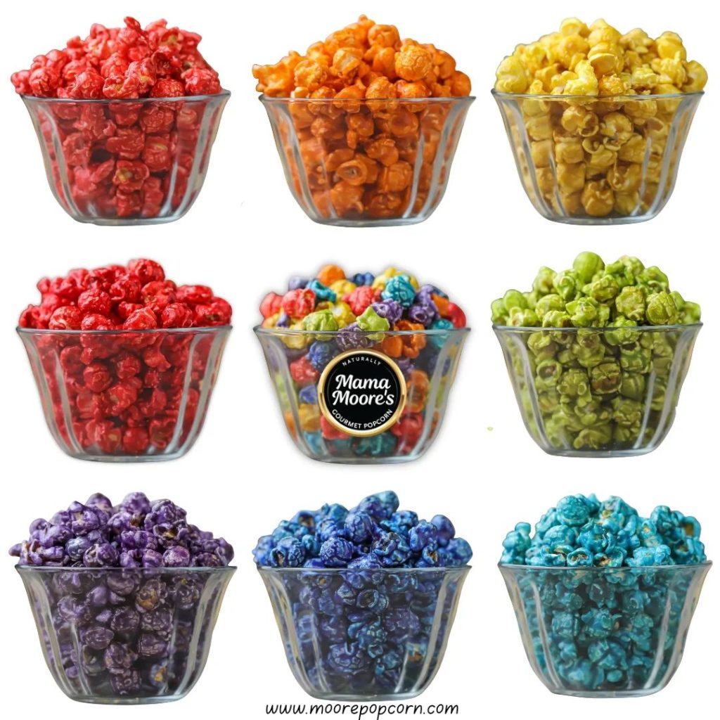 Mama Moore's Gourmet Popcorn Varieties