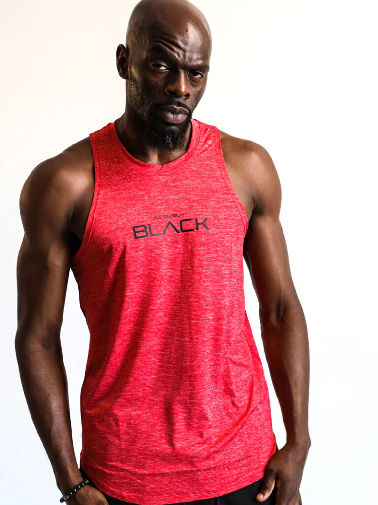 Men's Red Tank Top from Actively Black