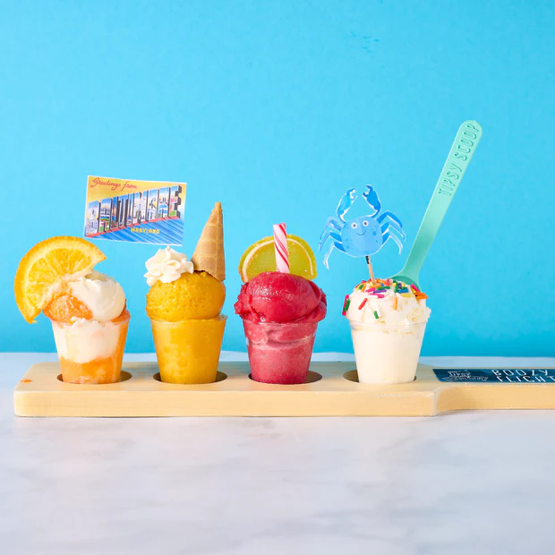 Boozy Flight of Ice Cream from Tipsy Scoop Baltimore