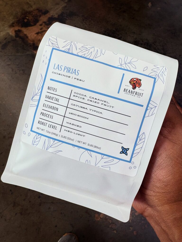 Beanfruit coffee company bag of coffee