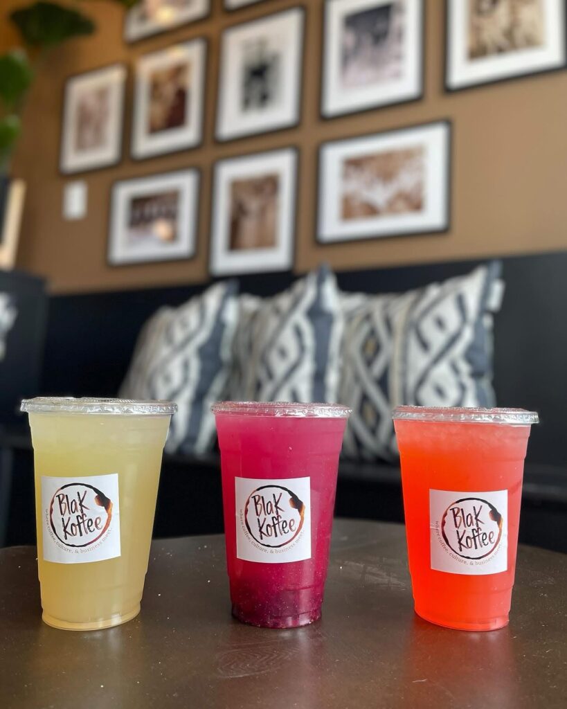 Ice Cold Lemonade from Blak Koffee Coffee shop in Louisville