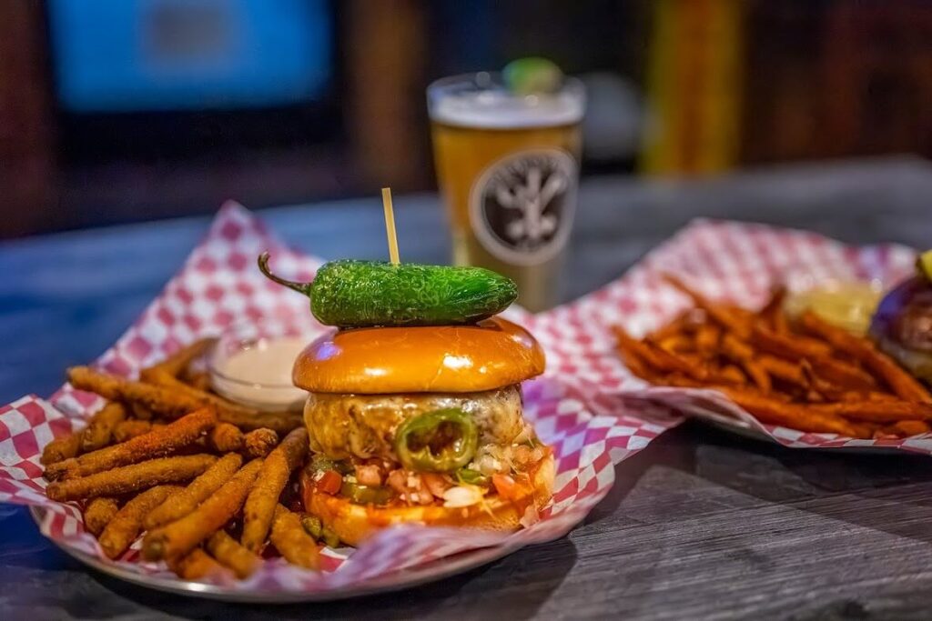 Nashville Hot Burger from the Germantown Pub