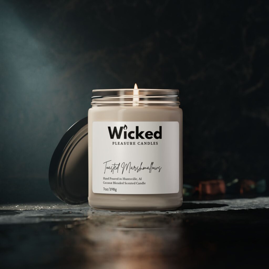wicked Pleasure Candle Co. Toasted Marshmallow Candle