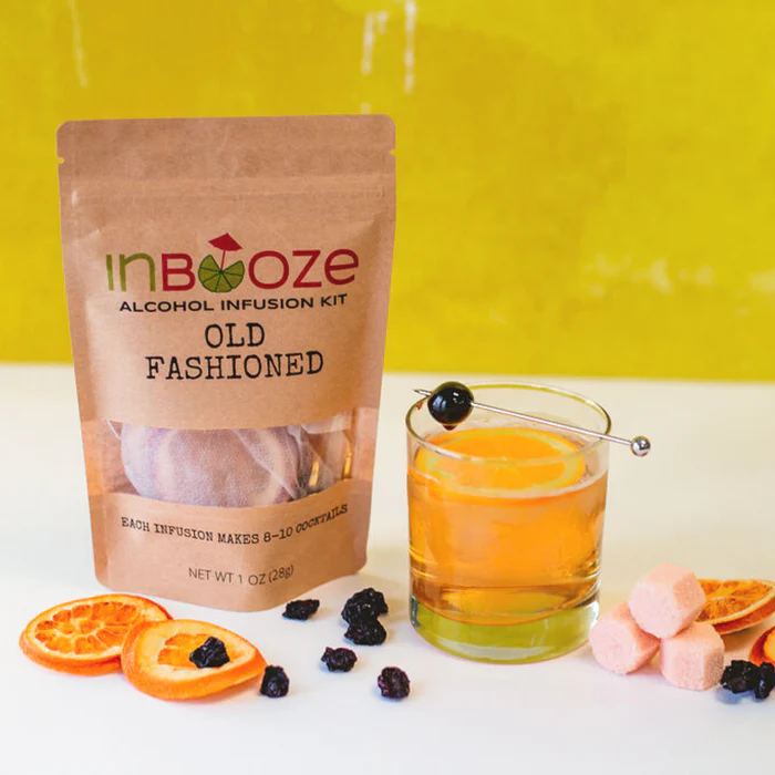 In Booze Cocktail Kits Old Fashioned Father's Day Gift Idea