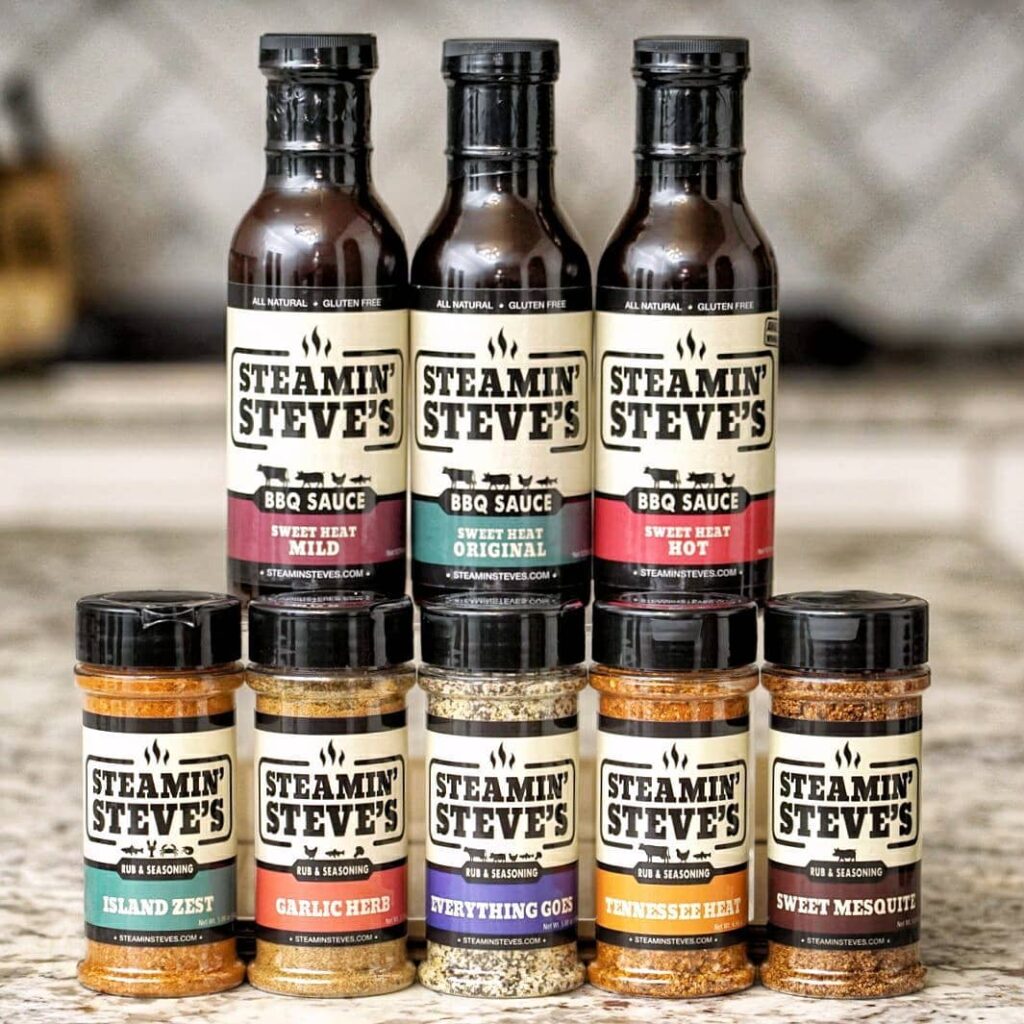 Steamin Steve's Barbecue Sauce and Seasoning
