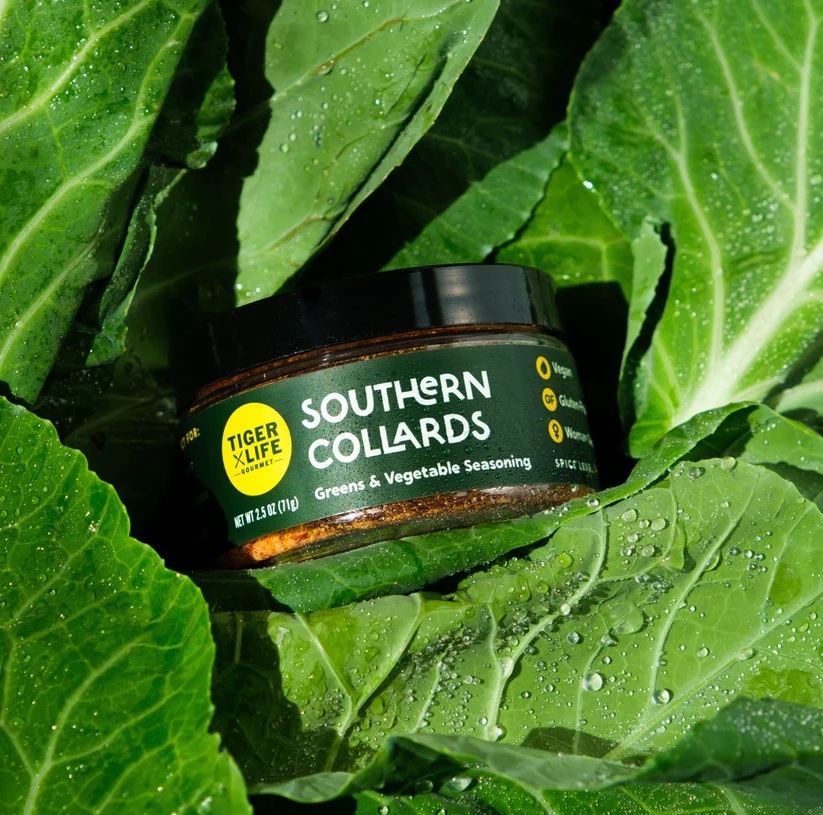 Tiger Life Gourmet Collard Green Seasoning for summer Juneteenth celebrations